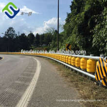 Road anti-collision proof safety roller barrier